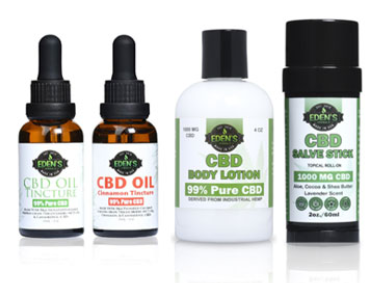 Eden's CBD products for resellers